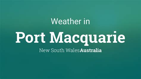 accuweather port macquarie|Weather Port Macquarie .